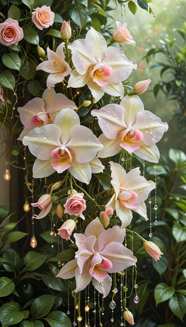 A Symphony of Petals and Dreams  by @BJ-art