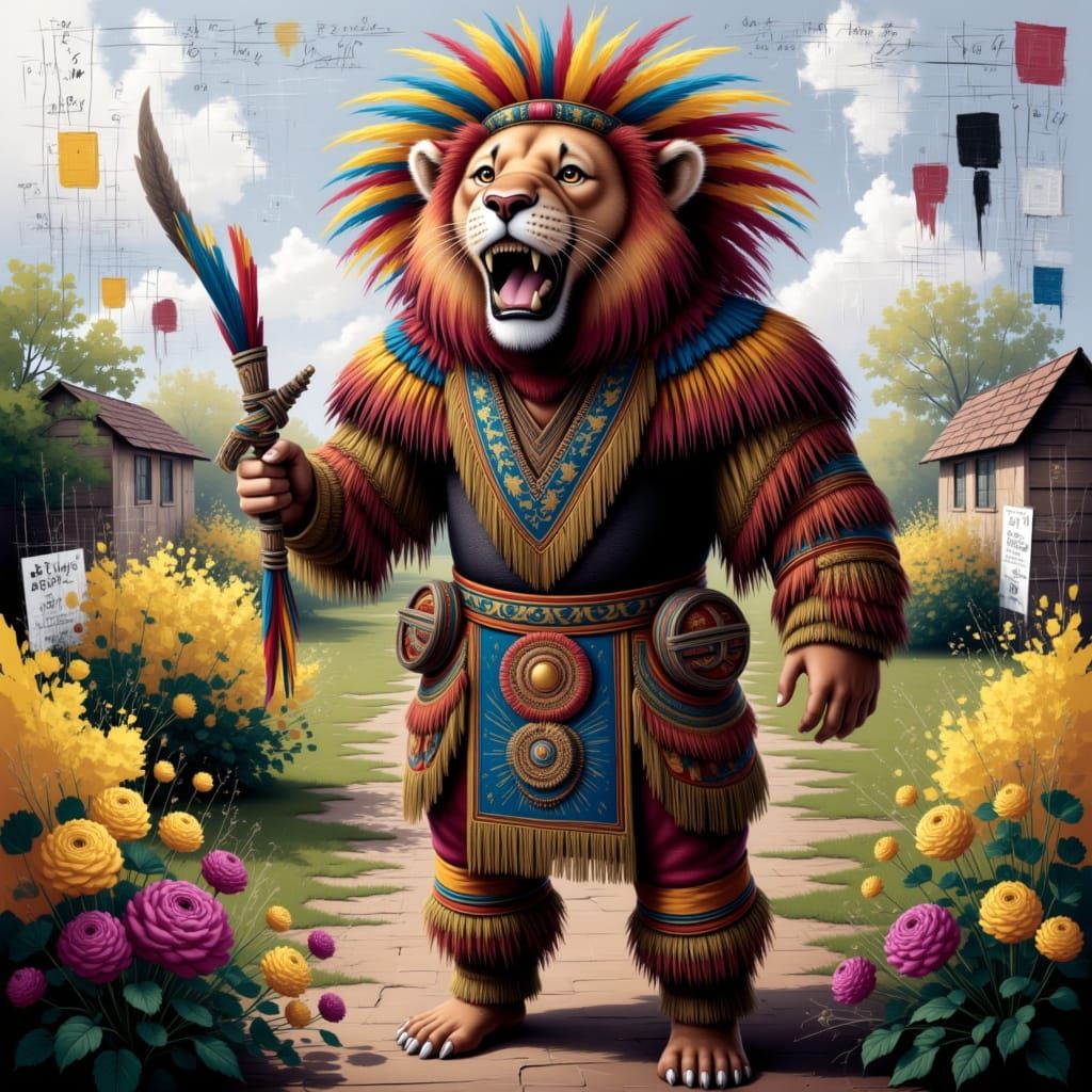 Lion <lora:Sundry Media:1.0>