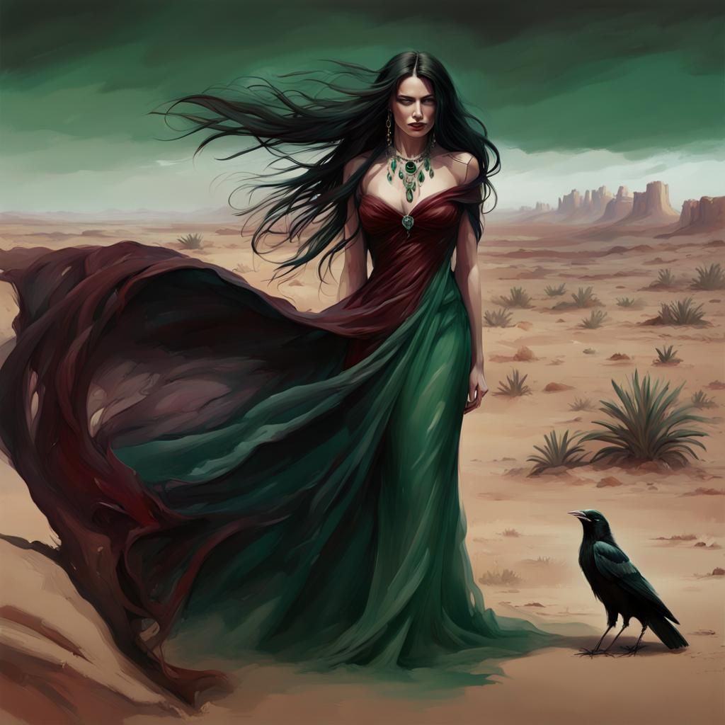 Crows Are A Girl's Best Friend  by @WynSongByrd