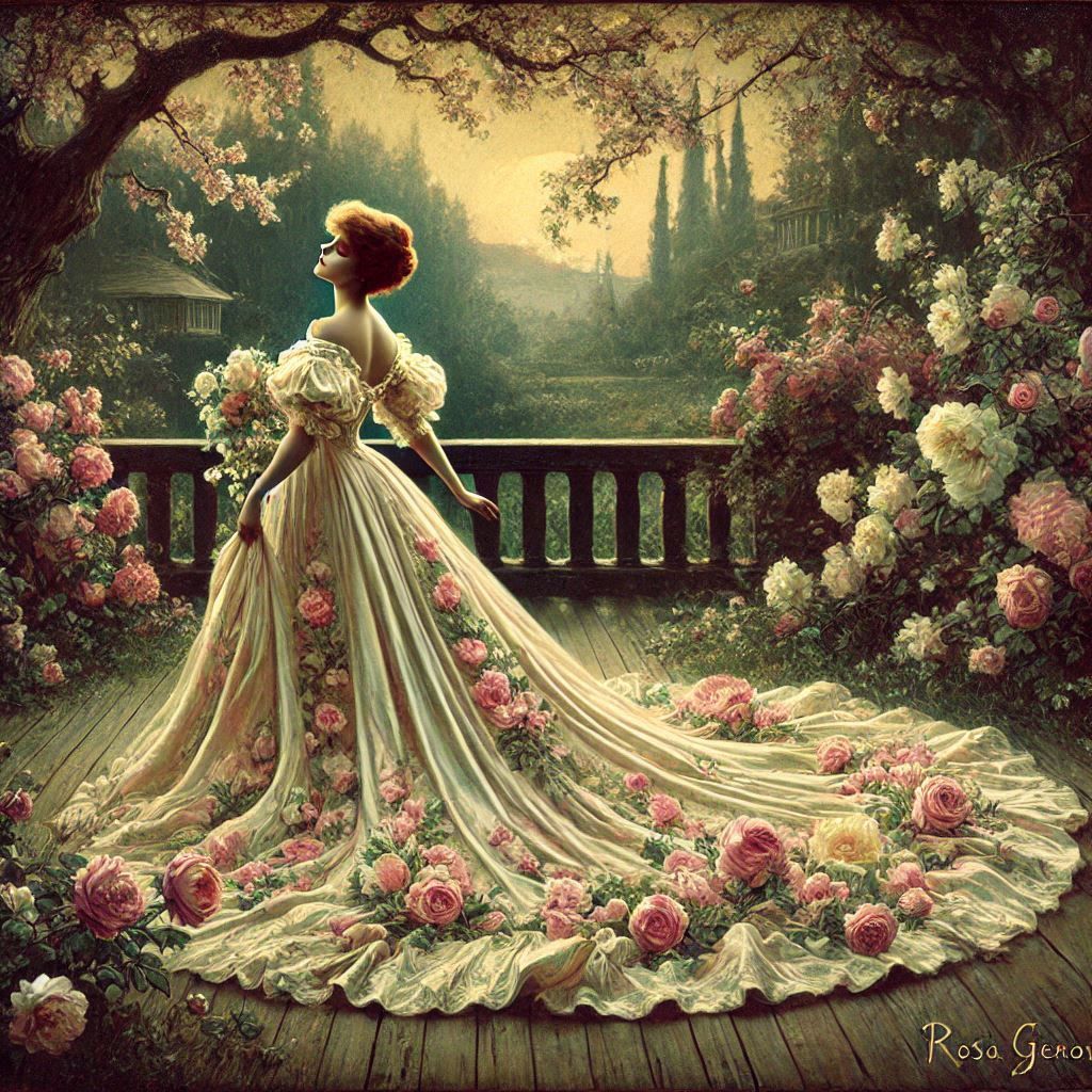 "The Spring"  ( La Primavera), Evening gown by Rosa Genoni, ...