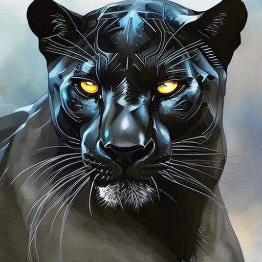 Black panther - AI Generated Artwork - NightCafe Creator