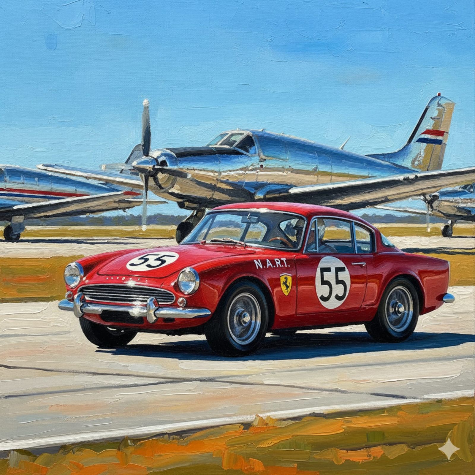 N.A.R.T. Sunbeam Alpine Coupe at Sebring