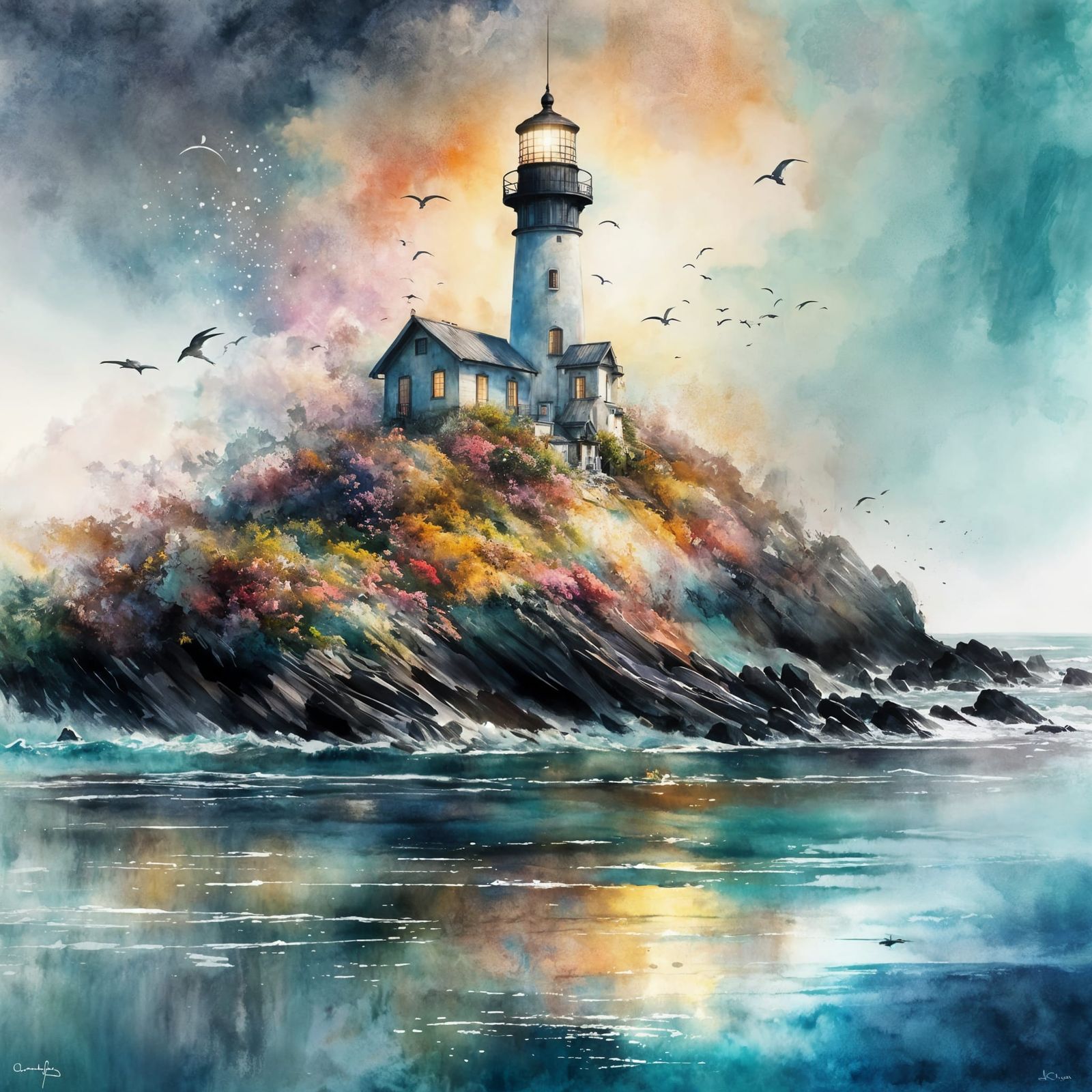 Lighthouse  by @Laevos