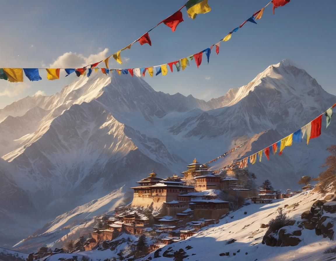 Pullahari Monastery in Nepal  by @C Karen