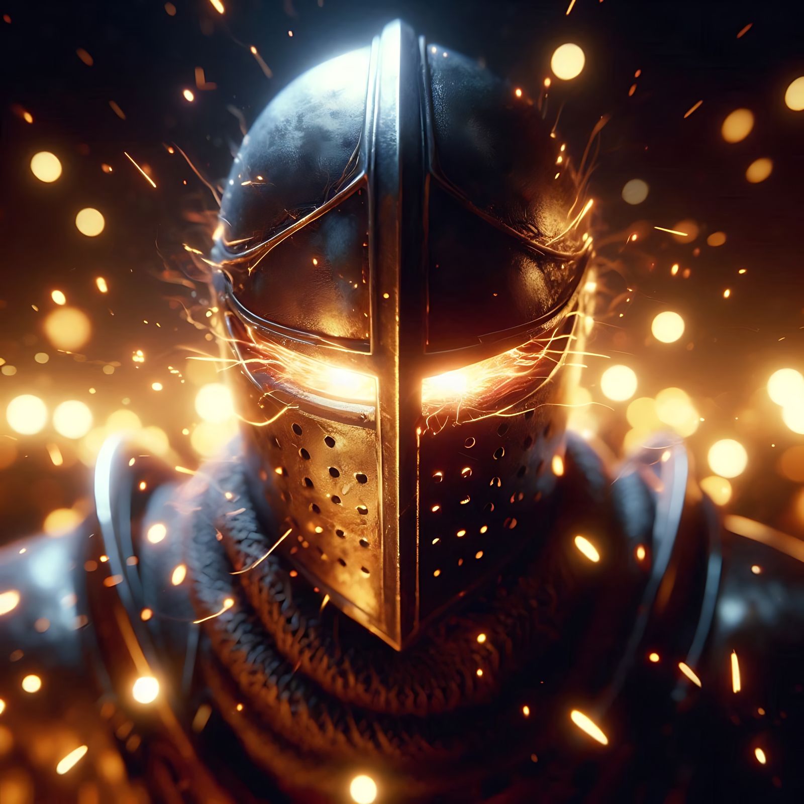 A crackling knight (Uploaded)