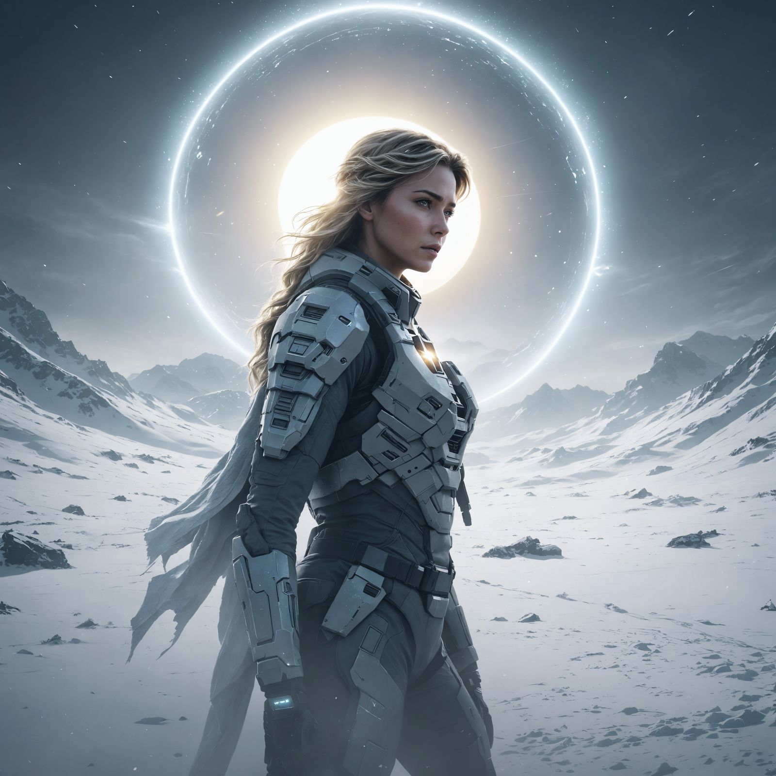 God bless she walks in her last winter, the halo 'round her ...