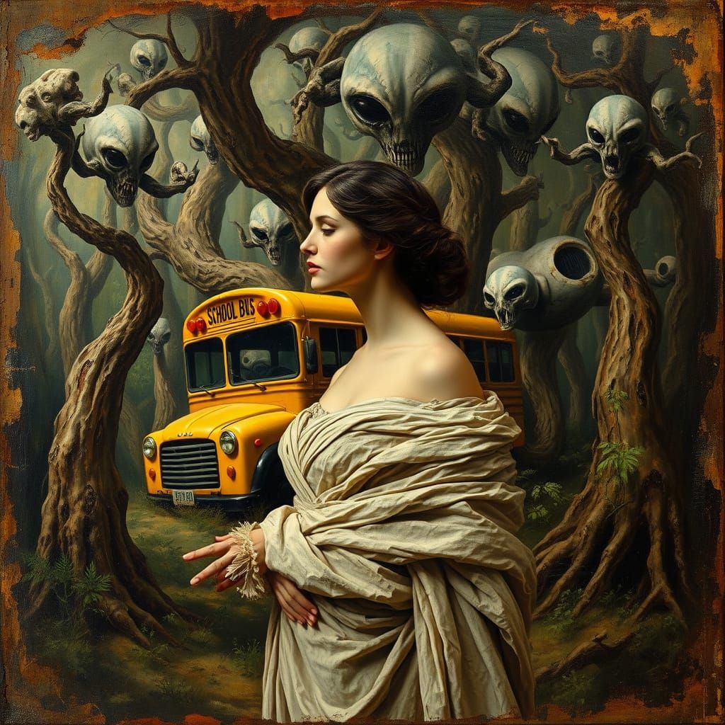 Something weird happened on the way to school