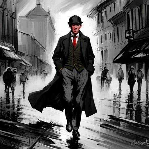 Sherlock Holmes - AI Generated Artwork - NightCafe Creator