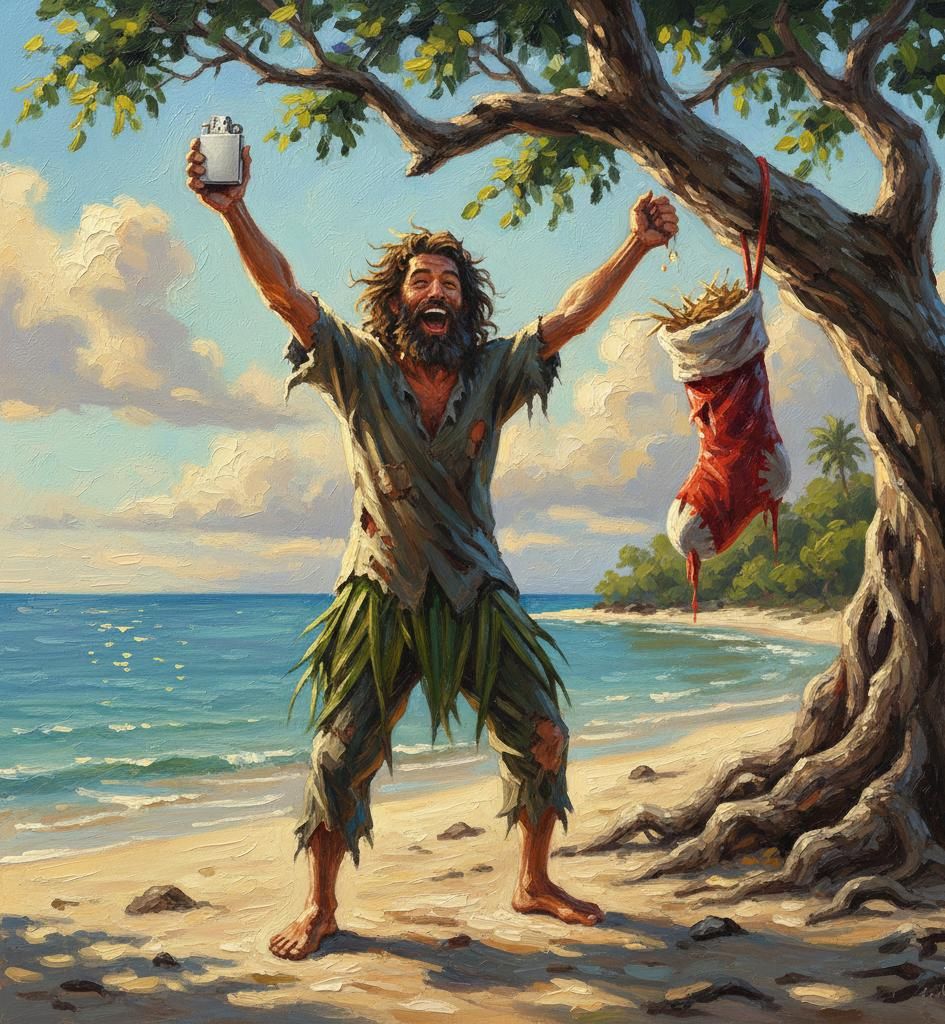 ecstatic for best present ever: a lighter