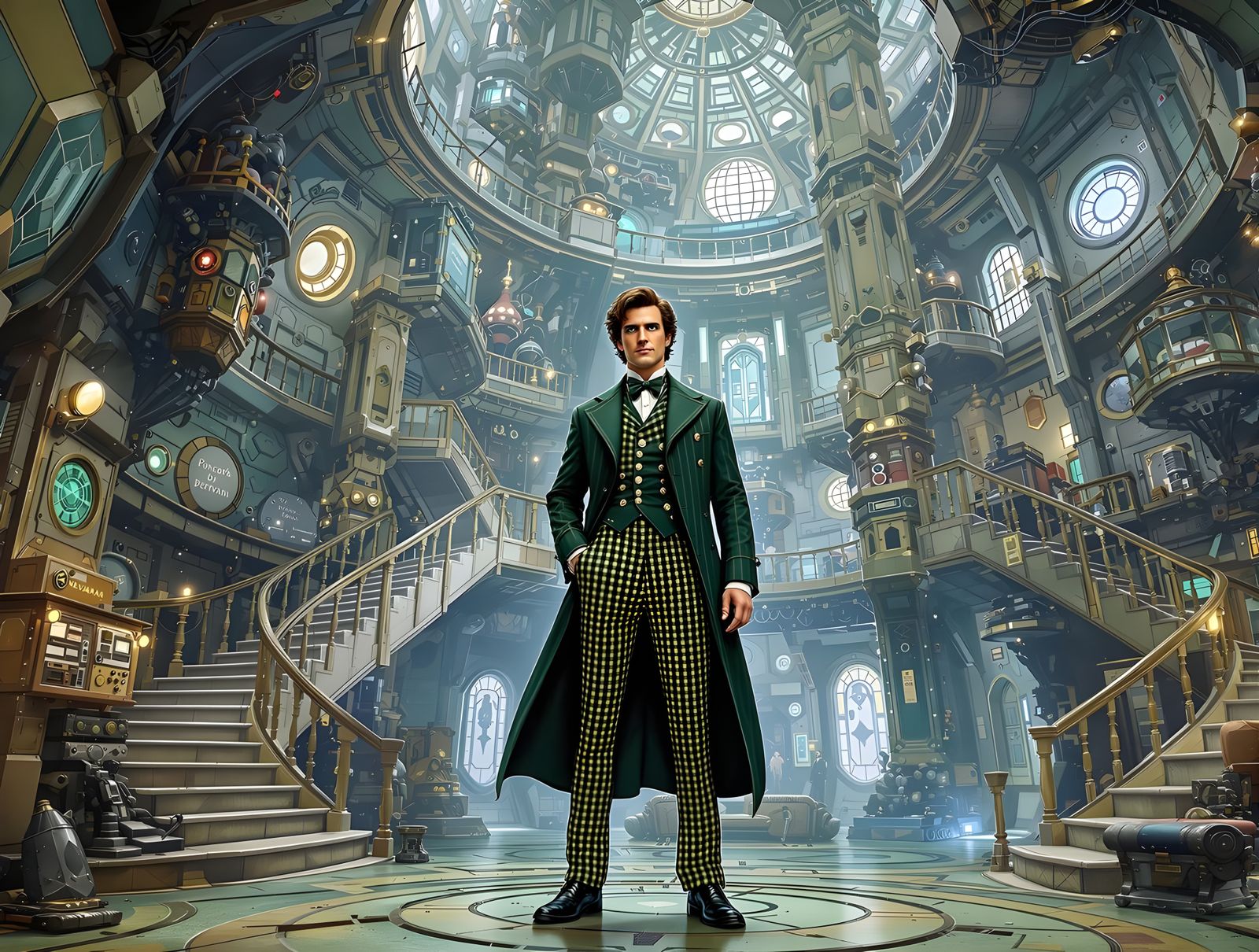 The Time Traveller's Domain  by @Frond_Dishlock