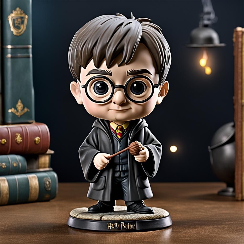 Harry Potter as a wobblehead figurine - AI Generated Artwork ...