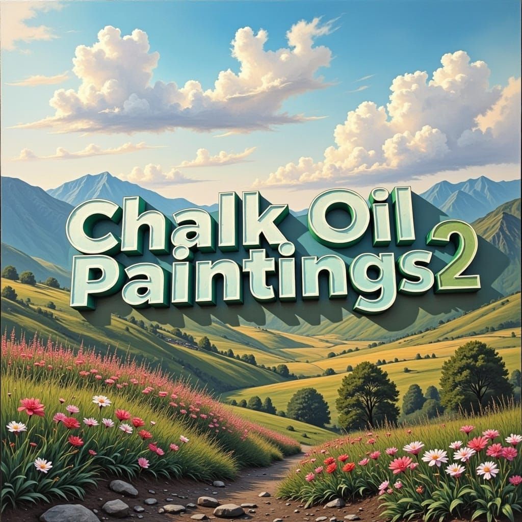 Chalk Oil Paintings2