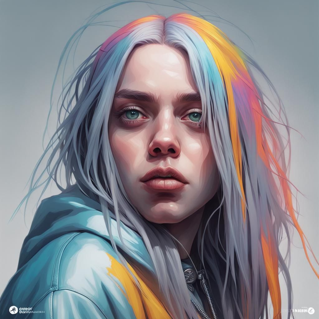 Billie Eilish. - AI Generated Artwork - NightCafe Creator