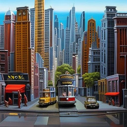 Miniature city #4