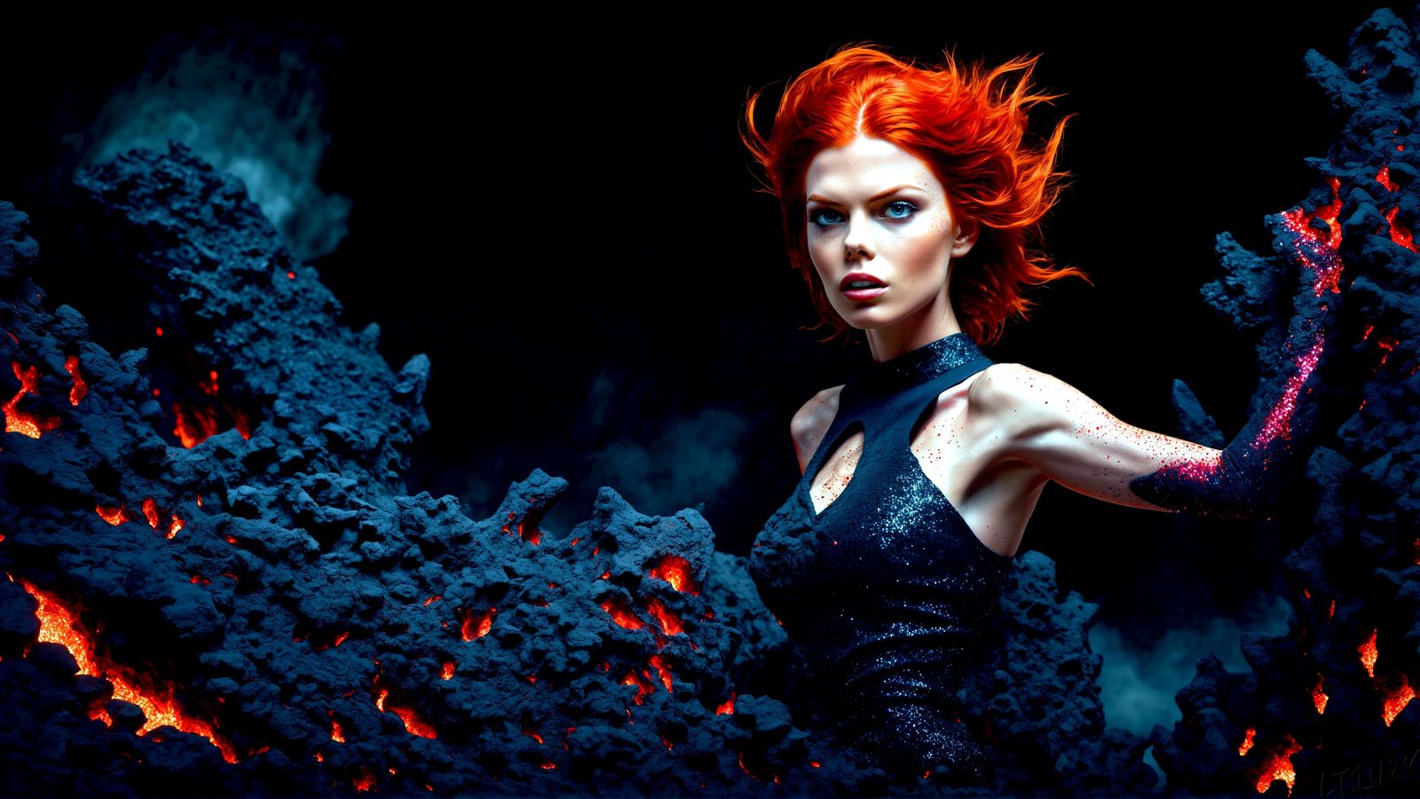 Kristie Kline - Glitter in the air series.