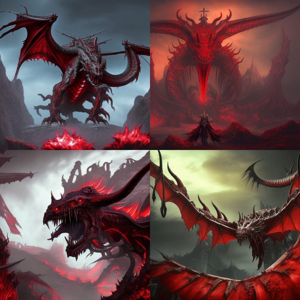 More deathclaw dragons - AI Generated Artwork - NightCafe Creator