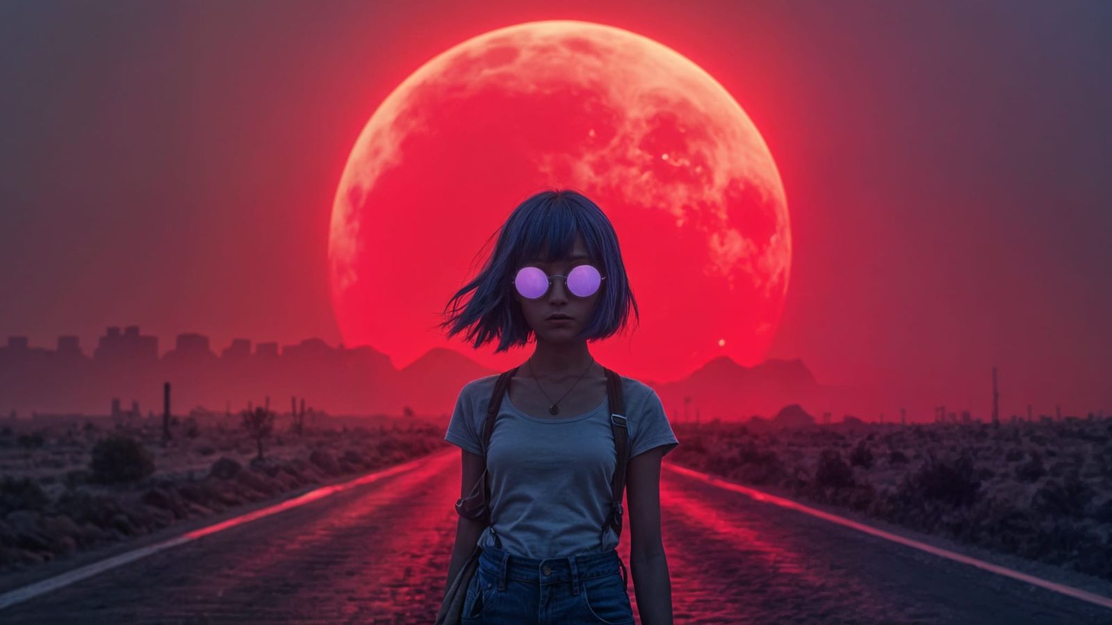 Red twilight  by @DeeB