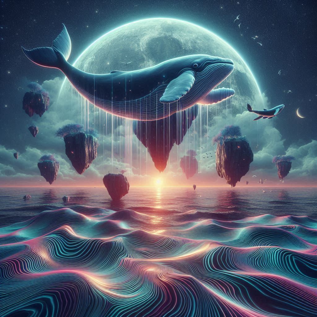 Telepathic moon whale