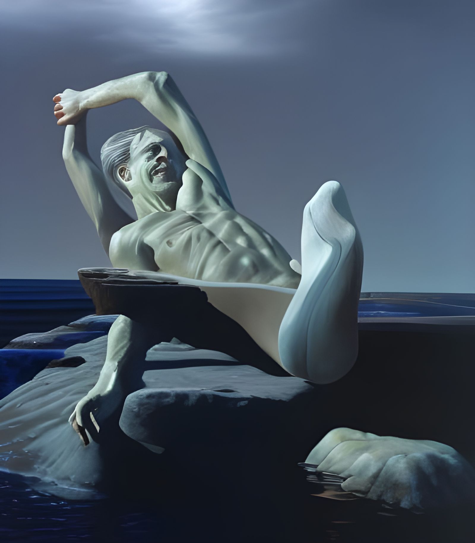 surreal iceberg