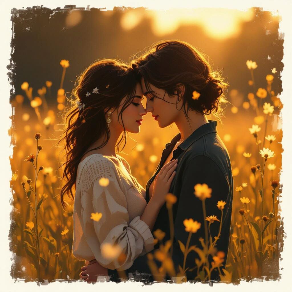 Distant Woman, Close Feeling: Blossoming Romance