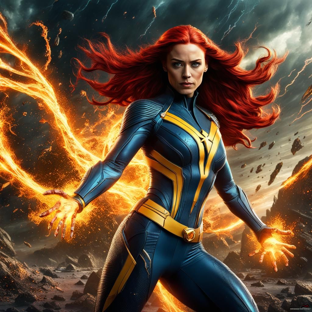 Fully Charged Jean Grey, ready for battle! - AI Generated Artwork ...