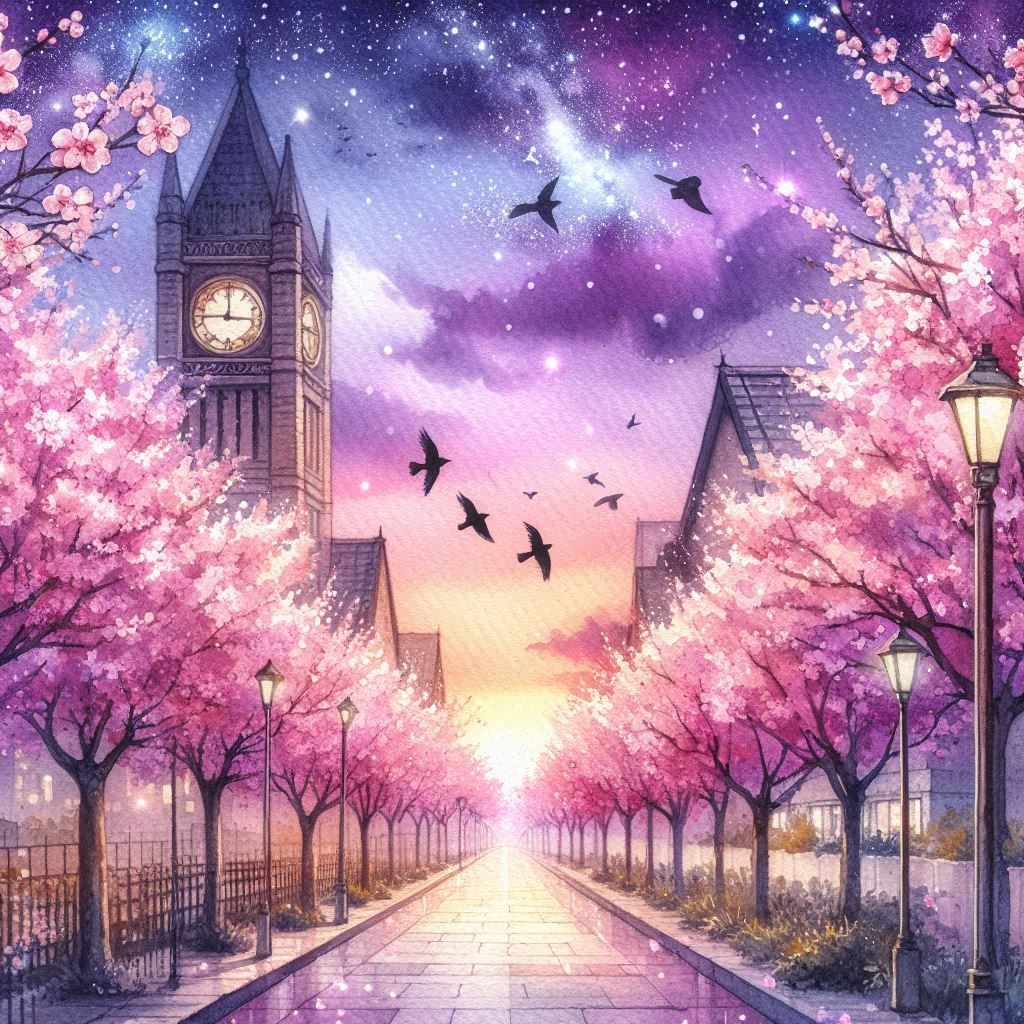 Down Cherry Blossom Lane (3 Versions) For @Claire_Anne