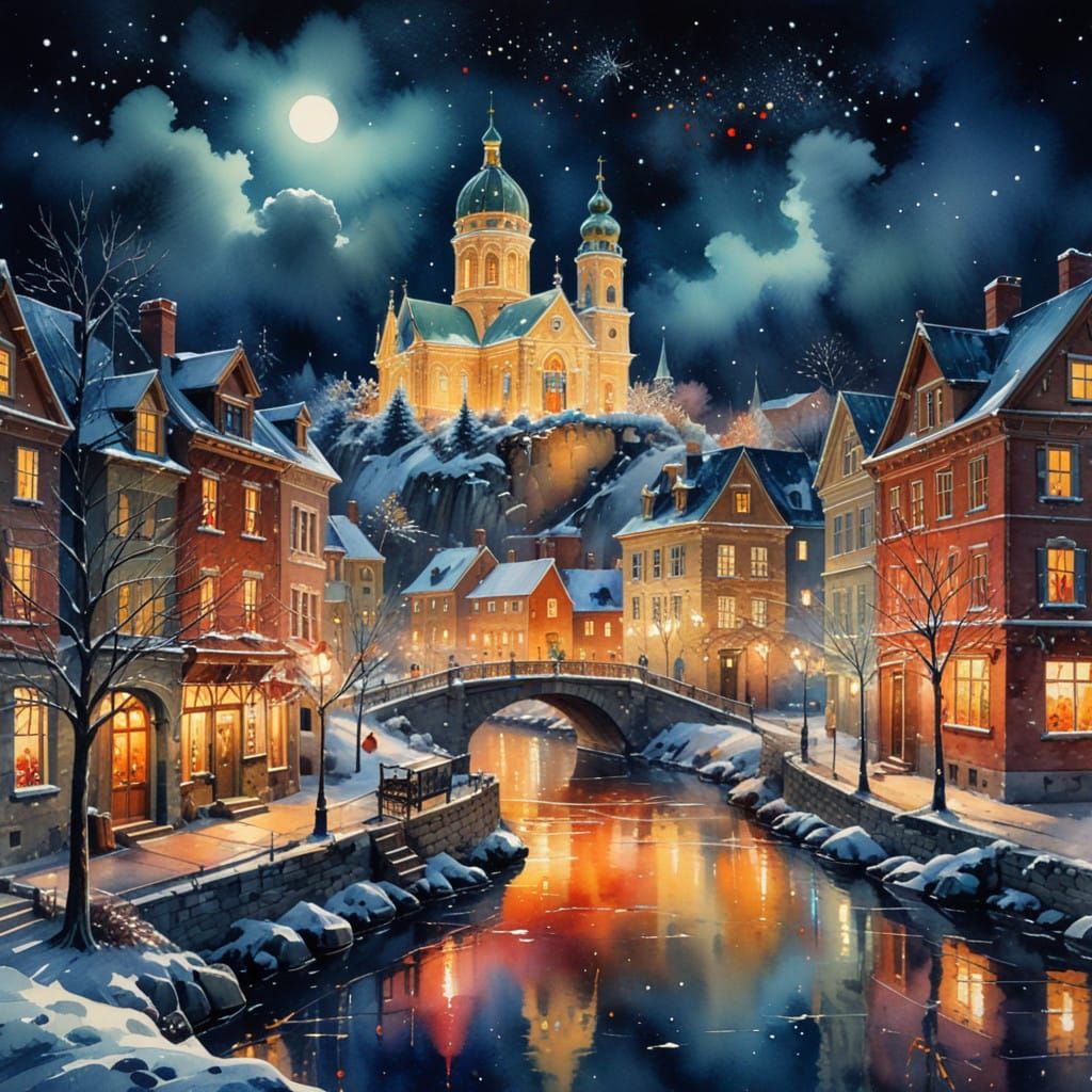 Fairy nightscape  by @Sherkhal