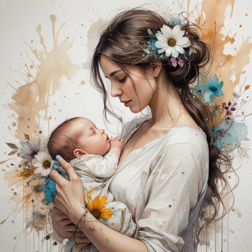 Motherly love  by @Skyangel