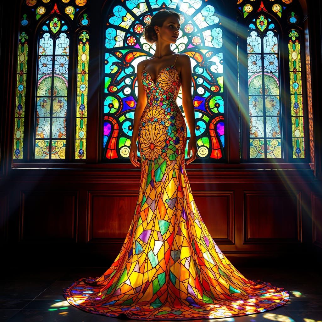 Stained glass elegance  by @Kaydenpat