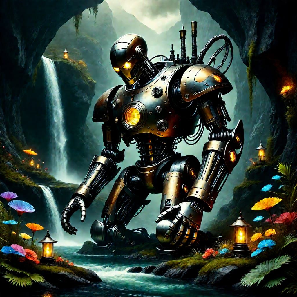 Ancient Automaton Slumbers 🤖🌌