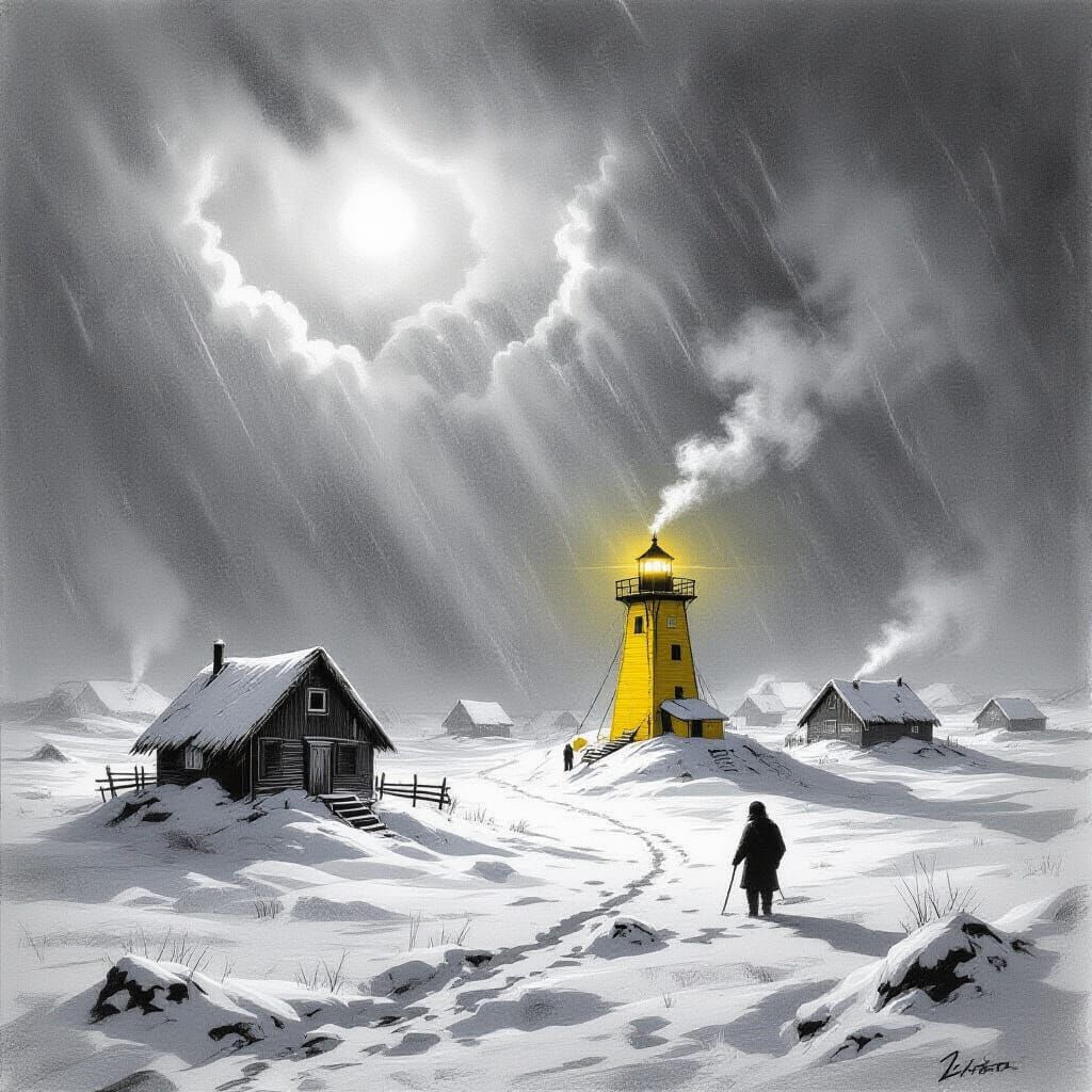 storm leaving yellow point