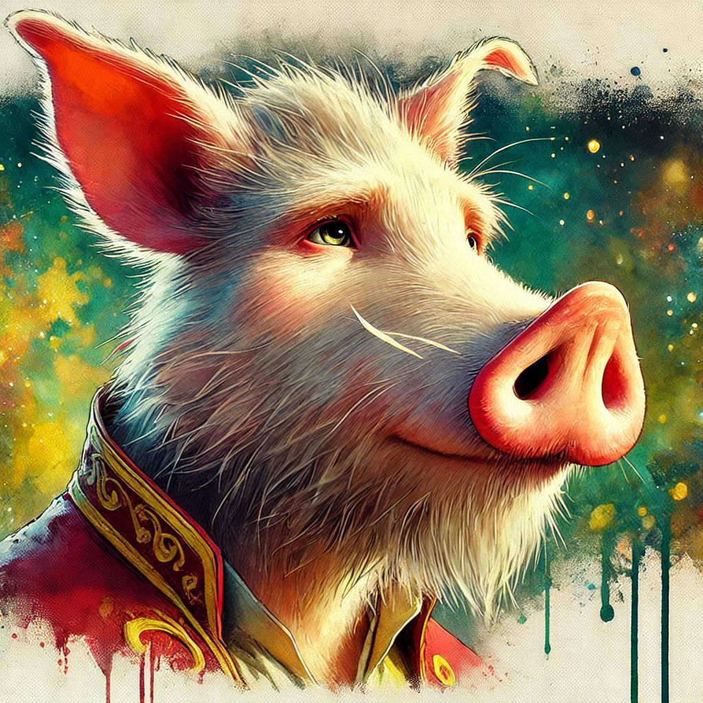 adorable fairy-tale fantasy creature portrait..