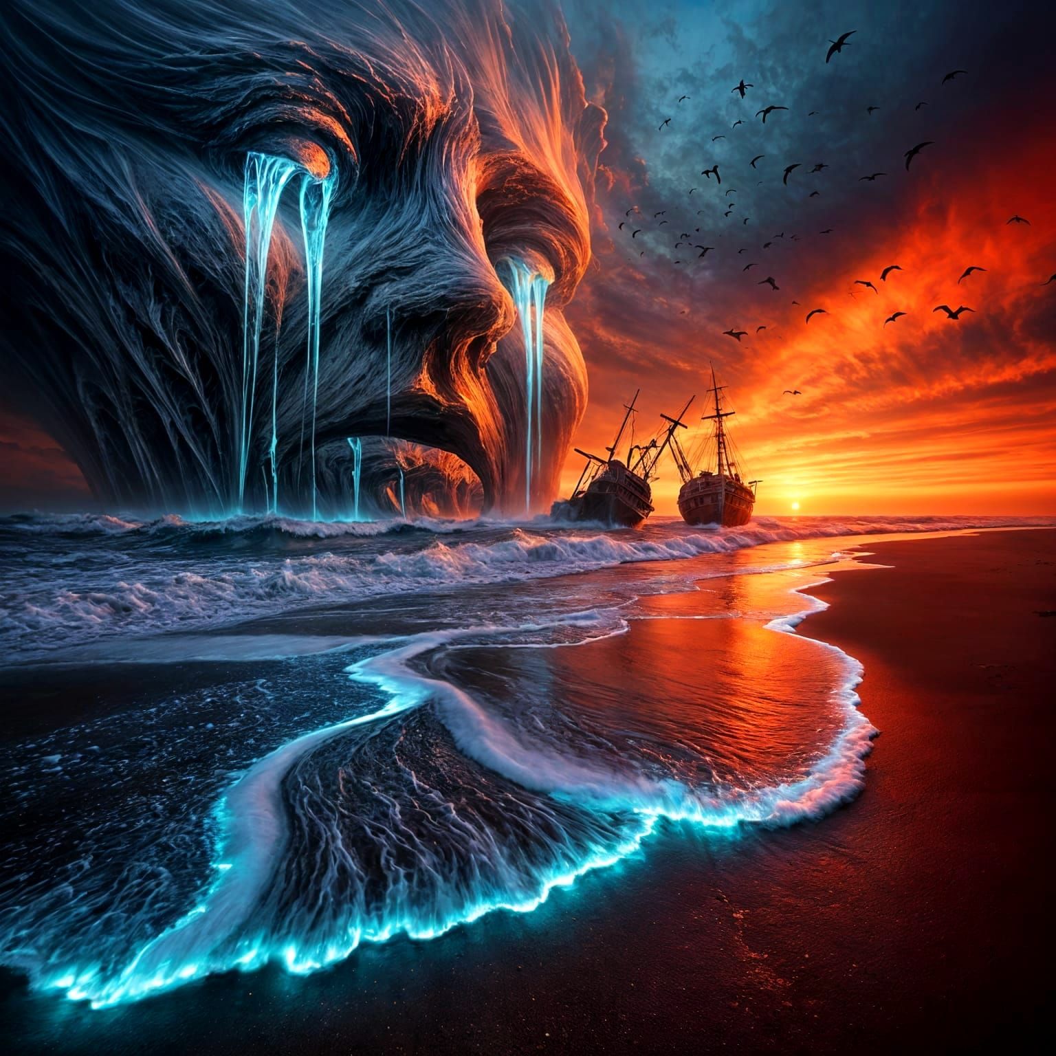 Tears of the Ocean  by @Joe