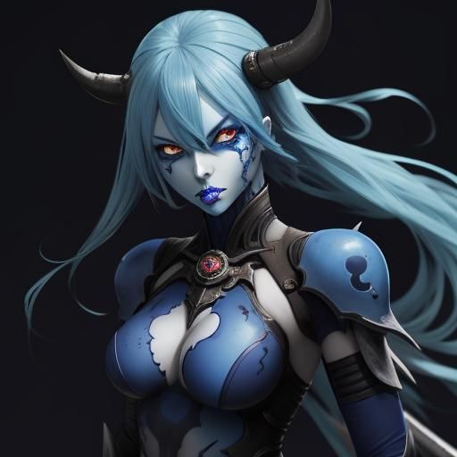 Blue Oni Girl