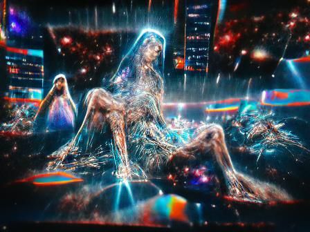 Cosmic Cryptids congregating on comets creating craters care...