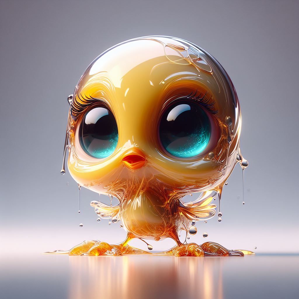 Cute Shiny Tweety - AI Generated Artwork - NightCafe Creator