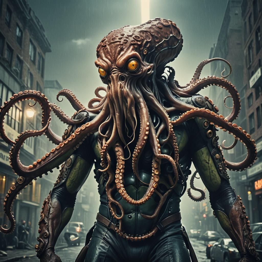 Octopus man hybrid.
