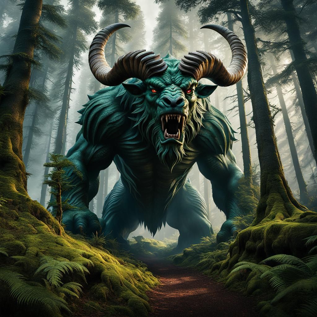 Forest Beast - AI Generated Artwork - NightCafe Creator