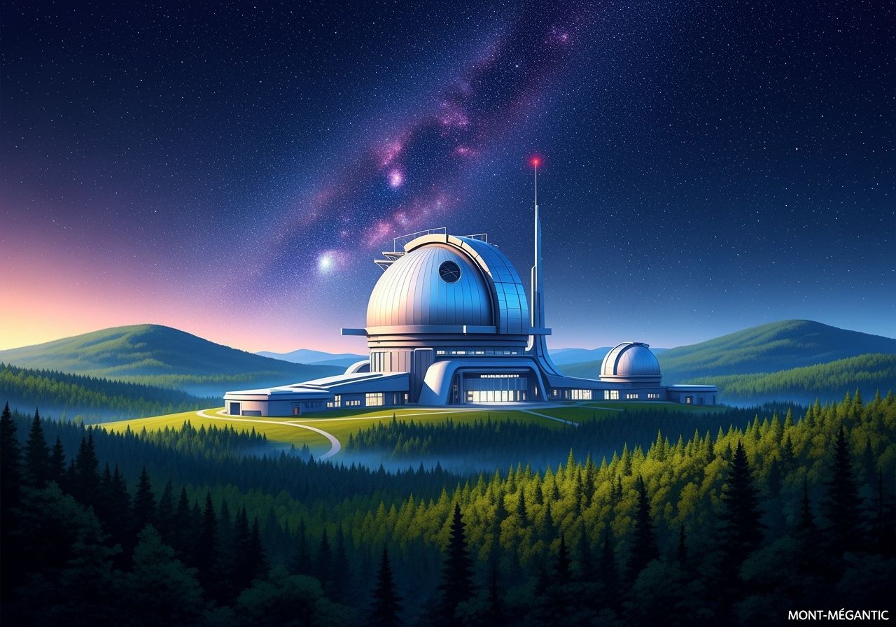  centre observatoire du Mont-Mégantic, Mont-Mégantic observatory center  by @SAUCED IMPROV 