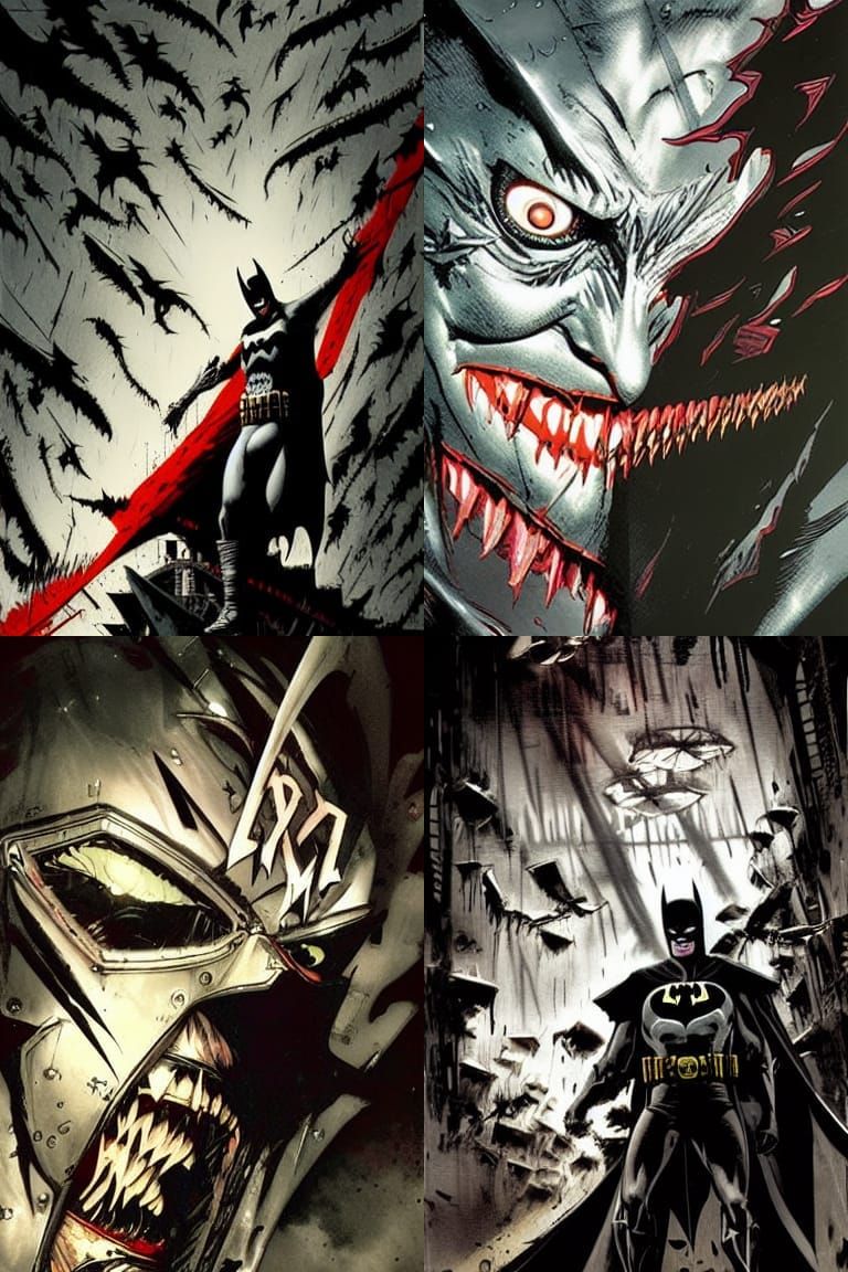 Batman Who laughs from Dark mutiverse made by American Illus...