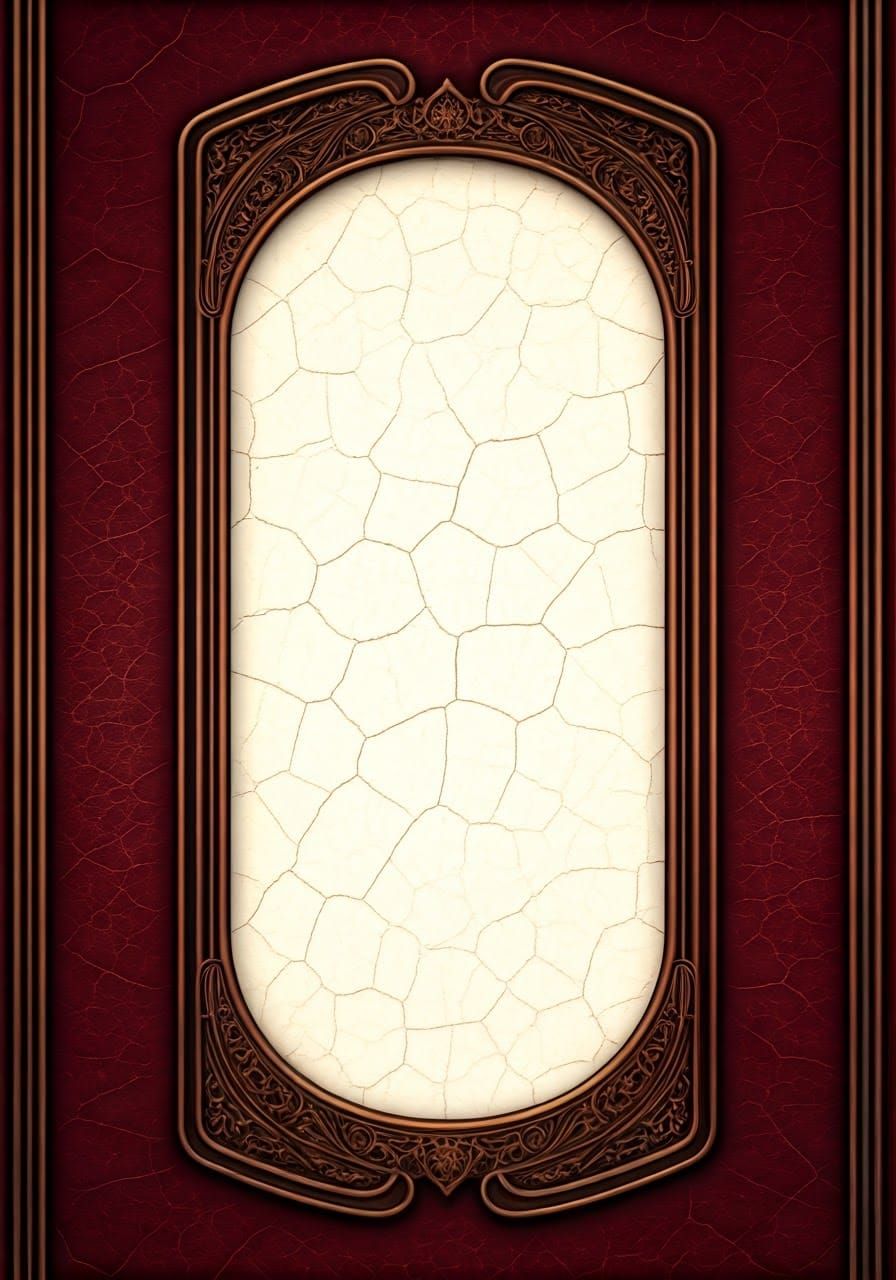 מסגרת בורדו זהב קרם