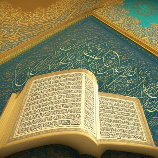 In mosque Friday, l love quran