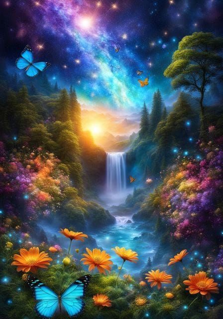 Celestial Cosmic Garden