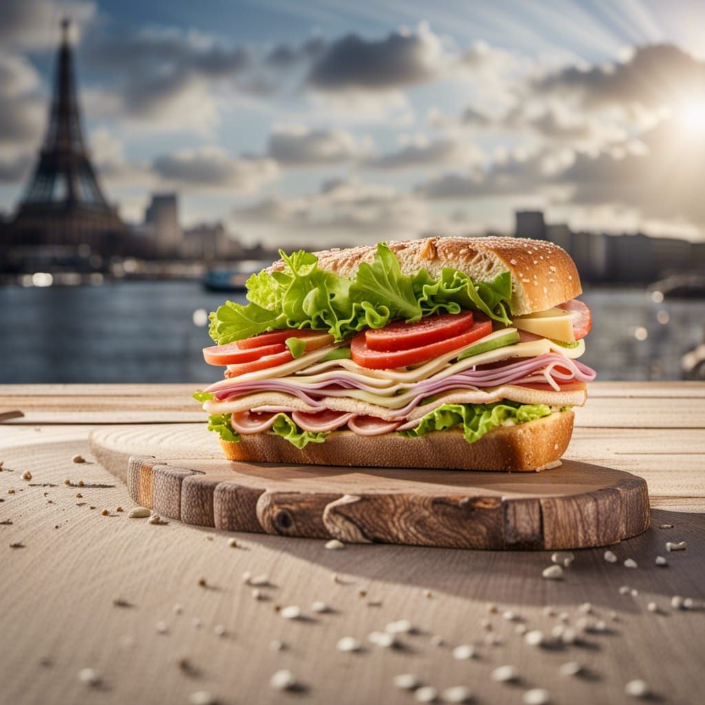 Le sandwich du jour ! Une de sublime image d'un sandwich app...