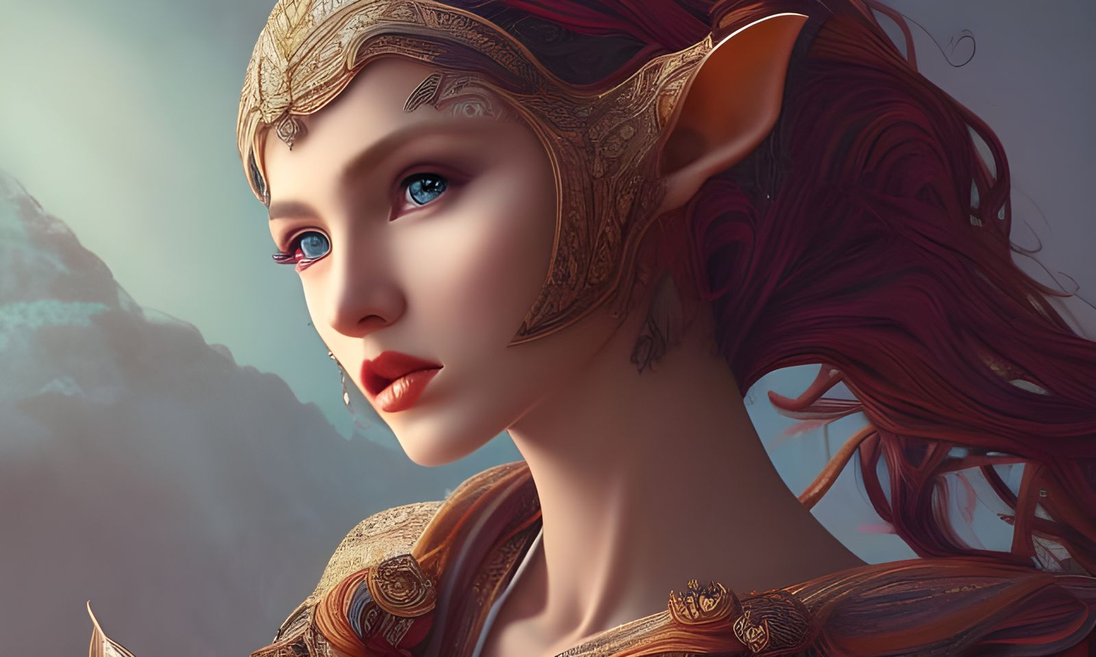 WOW elf  by @Ghexghe