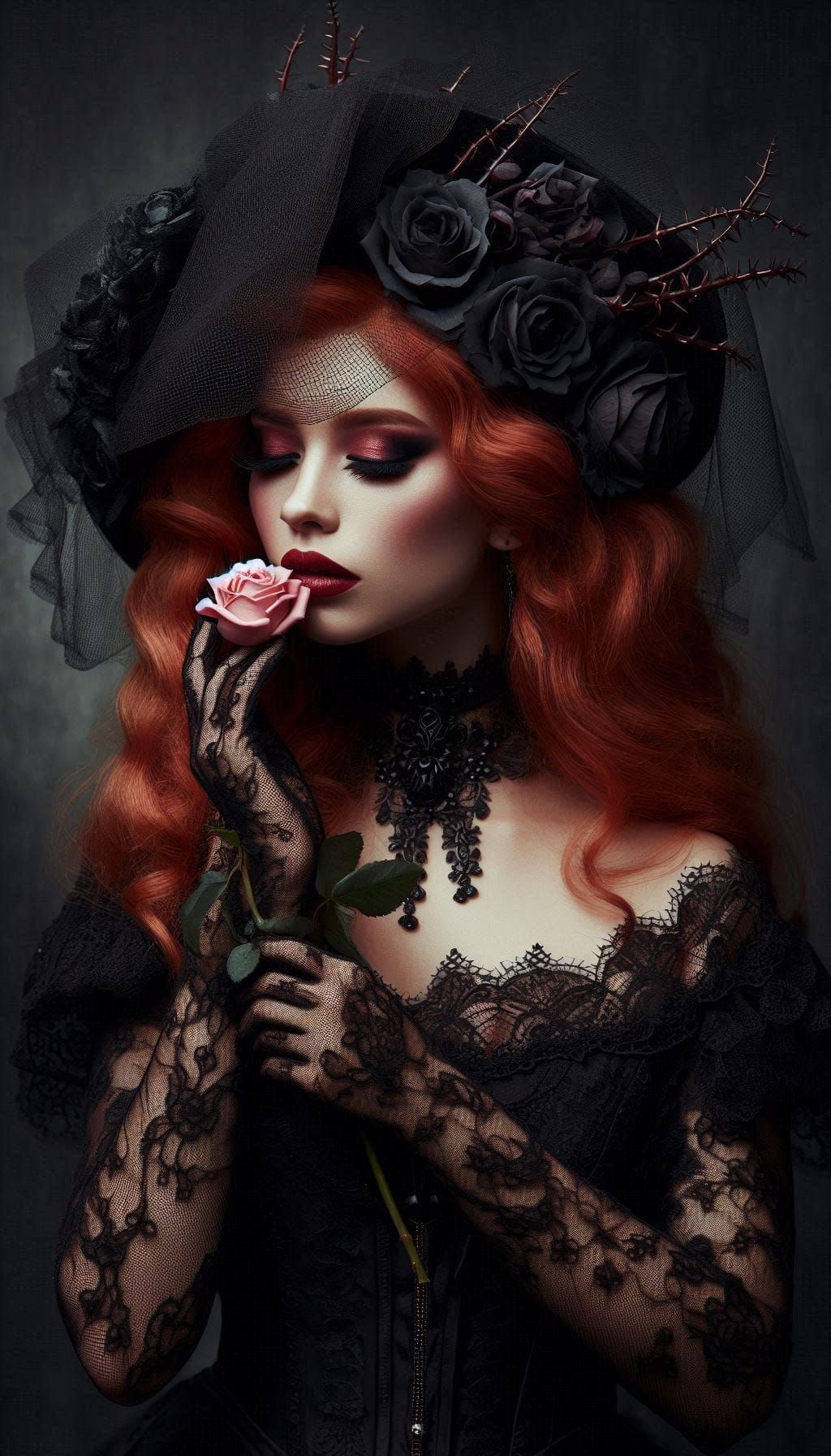 The Redhead And The Rose