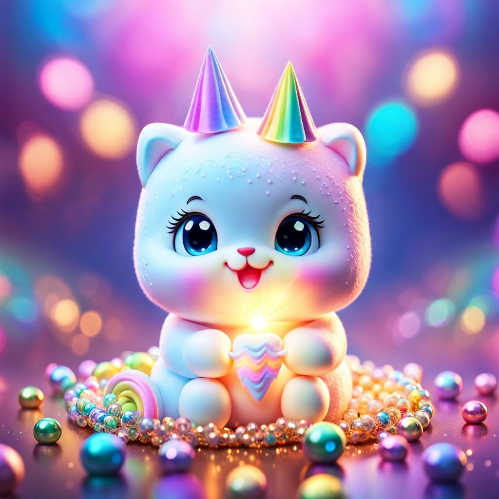 Marshmallow Cutie - AI Generated Artwork - NightCafe Creator