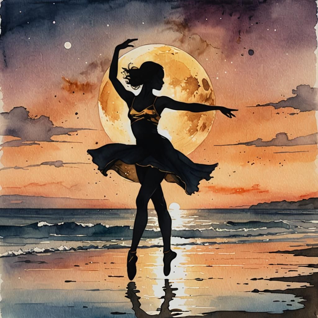 Golden moon