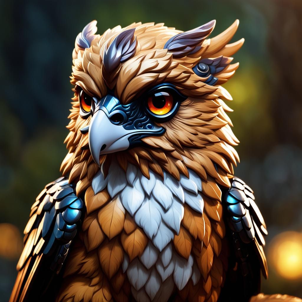 Chibi Griffin - AI Generated Artwork - NightCafe Creator