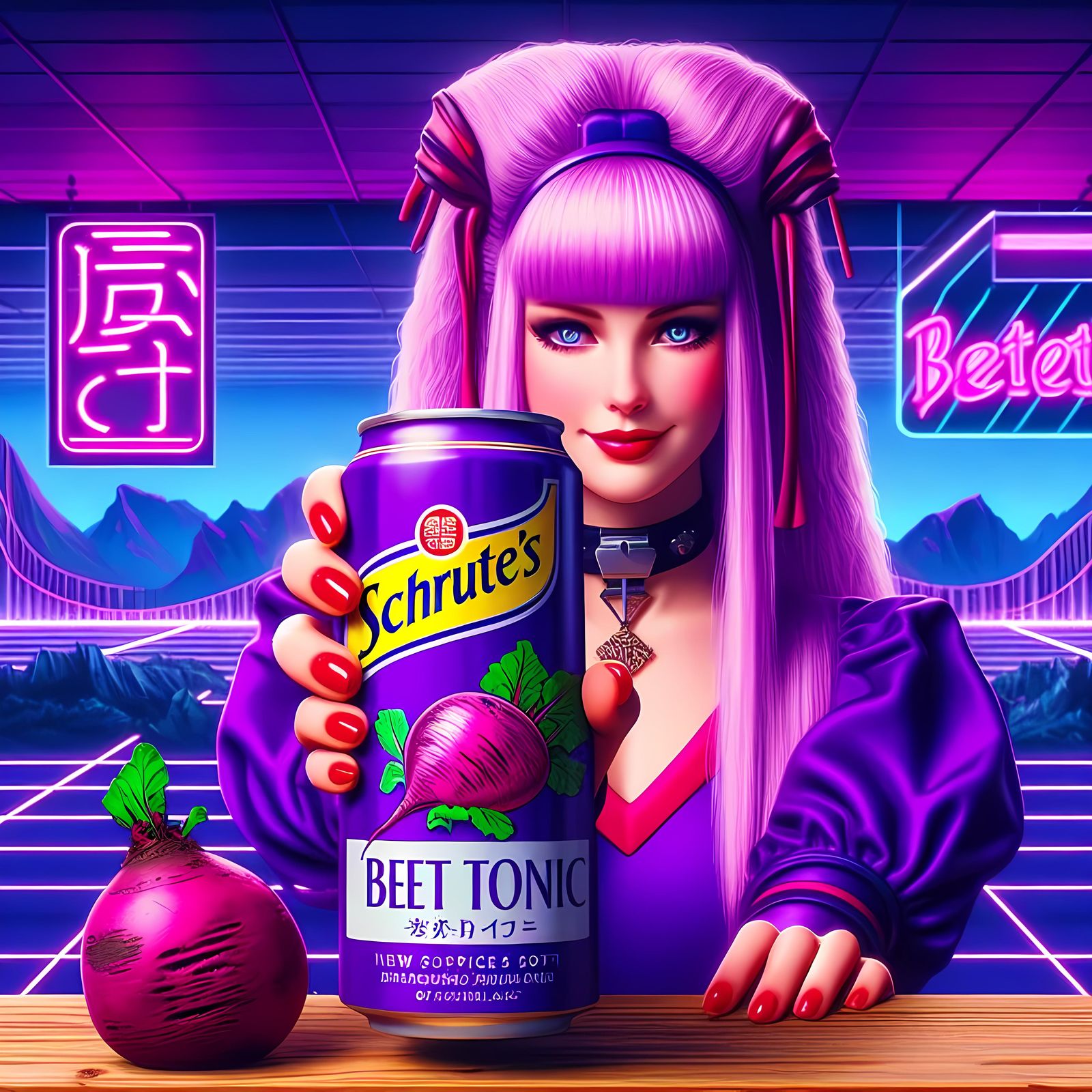 Dwight Schrute's Beet Tonic! ✨💜🥤